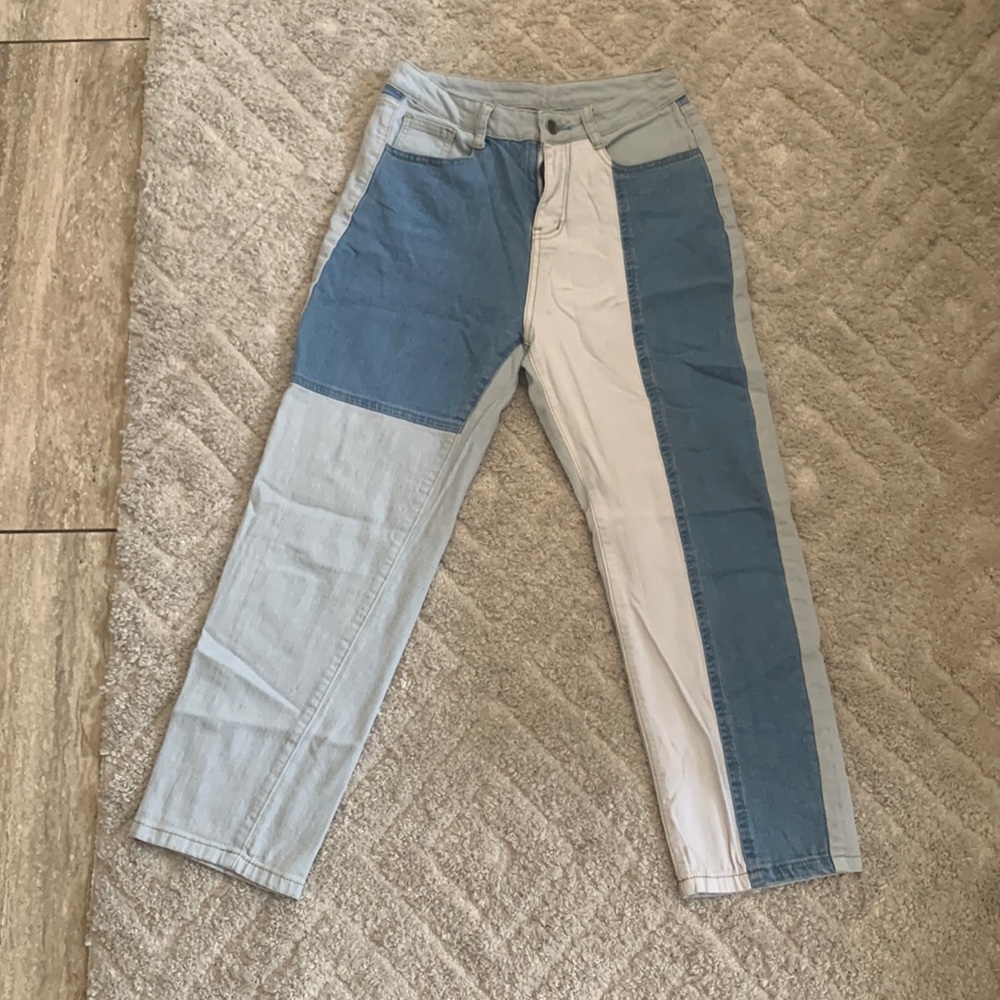Medium multi colored jeans